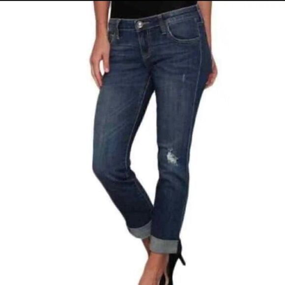 Kut From the Kloth Catherine Boyfriend Jeans Faded Distressed kp176ma5sf - Picture 1 of 11